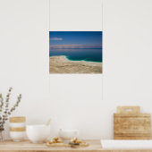 Poster Vue surélevée sur la mer Morte (Cuisine)