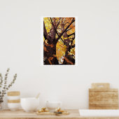 Poster Vue Troncs d'arborescence (Cuisine)