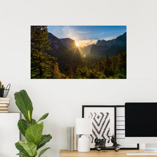 Poster Vue Tunnel (Bureau à domicile)