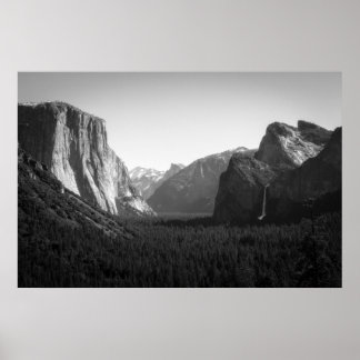 Poster Vue tunnel de la vallée de Yosemite