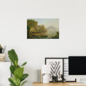 Poster Vue vers Atrani sur l'Amalfi, 1817 (Bureau à domicile)