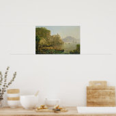 Poster Vue vers Atrani sur l'Amalfi, 1817 (Cuisine)