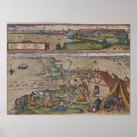 Poster Vues de Cadiz (Devant)