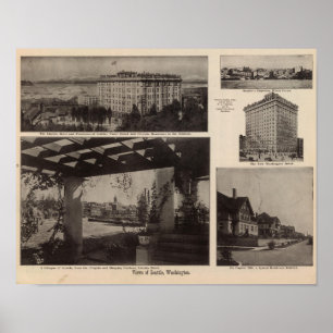 Poster Vues, Seattle