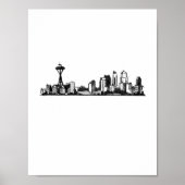 Poster Vues : Seattle (Devant)