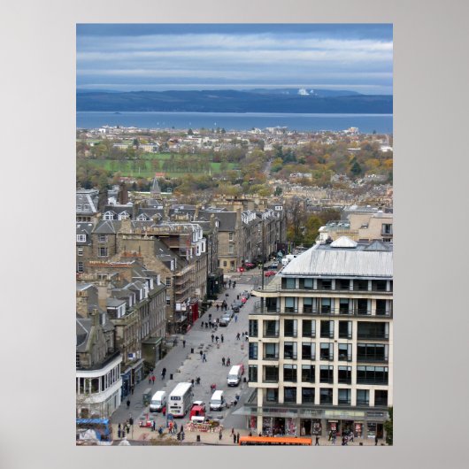 Poster Vues sur Edimbourg Ecosse (Devant)