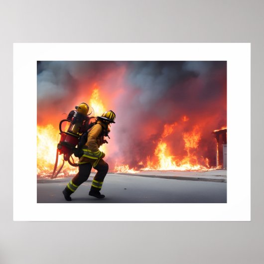 Poster vuur (Voorkant)