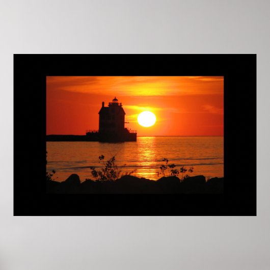 Poster vuurtoren (Voorkant)