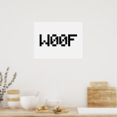 Poster W00F [Sons animaux de léopards] (Cuisine)