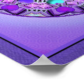 Poster W2 pourpre (Coin)