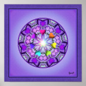 Poster W2 pourpre (Devant)