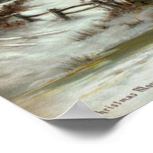 POSTER W.C. BAUER-CHRISTMAS MORN-PRINT (Coin)