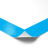 Poster W est pour Blue Name Photo (Coin)