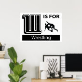 Poster W Est Pour La Lutte (Bureau à domicile)