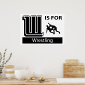 Poster W Est Pour La Lutte (Cuisine)