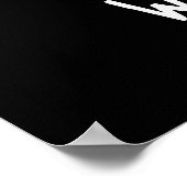 Poster W-rappers Funny Food Pun Dark BG (Coin)