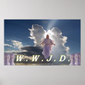 Poster W.W.J.D. Conçu Par TreasureForAllUSA.com (Devant)