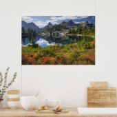 Poster WA, Alpine Lakes Wilderness, Gem Lake, avec (Cuisine)
