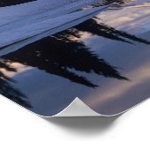 Poster WA, Mt Rainier NP, Mt Rainier et nuages (Coin)