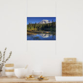 Poster WA, Parc national du Mont-Rainier, Mont-Rainier (Cuisine)