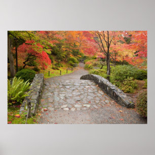 Poster WA, Seattle, arboretum du Washington Park,