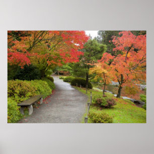 Poster WA, Seattle, arboretum du Washington Park, 2
