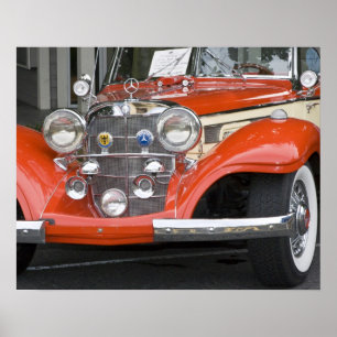 Poster WA, Seattle, automobile allemande classique. 2