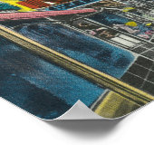 Poster WA Street Downtown Shopping District Scène (Coin)