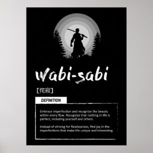 Poster Wabi-Sabi - Japanese Concept For Success