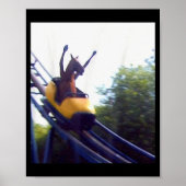 Poster Wacky Horse Riding Roller Coaster Meme Internet Fu (Devant)