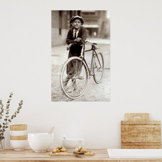 POSTER WACO TEXAS MESSENGER BOY 1913 (Cuisine)