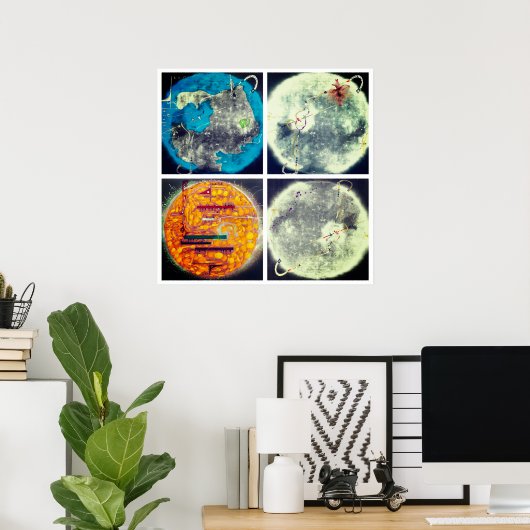 Poster Wadada Leo Smith Ankhrasmation Imprimer (4 saisons (Bureau à domicile)