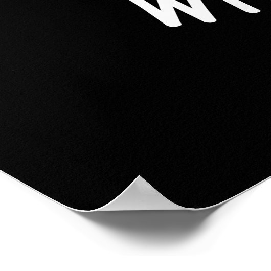 Poster Waddle I Do without You Funny Penguin Pun Pun Dark (Coin)