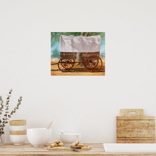 Poster Wagon couvert (Cuisine)