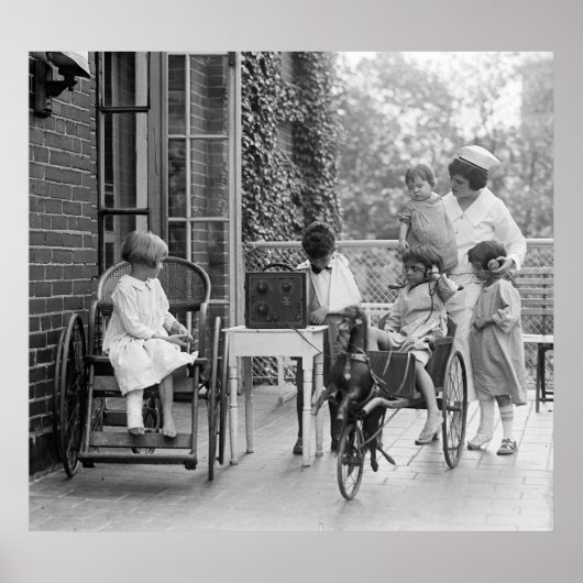 Poster Wagon tiré du Cheval de Jouet, années 1920 (Devant)