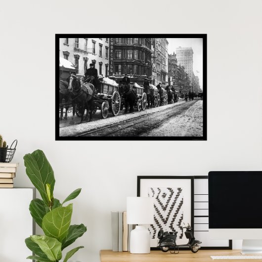 Poster Wagon Train New York 1908 (Bureau à domicile)