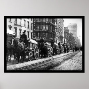 Poster Wagon Train New York 1908