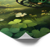 Poster Wagon Whimsical St. Patrick’s Day. Saint-Patty's D (Coin)