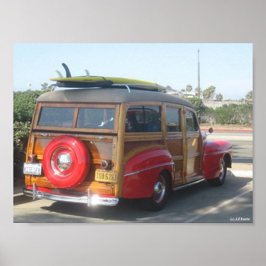 Poster Wagon Woodie (Devant)