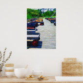 Poster Wagons Fire Island Print (Keuken)