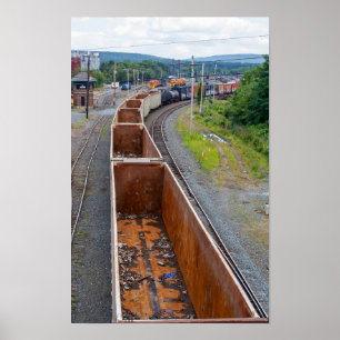 Poster Wagons Vides
