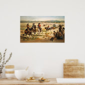 Poster WagonTrain aux Etats-Unis (Cuisine)