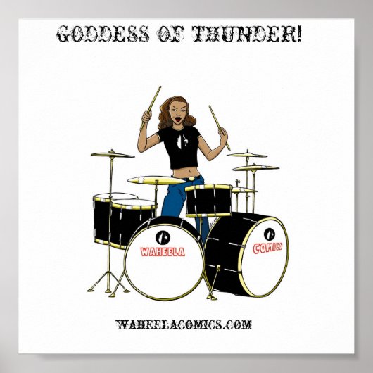 Poster Waheela Drummer Girl (Devant)