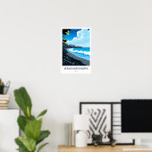 Poster Waianapanapa Hawaii (Bureau à domicile)