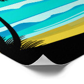 Poster Waikiki Hawaii Travel (Coin)