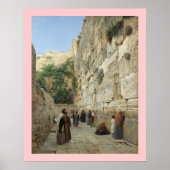 Poster Wailing Wall Gustav Bauernfeind Canvas 24x30 (Devant)
