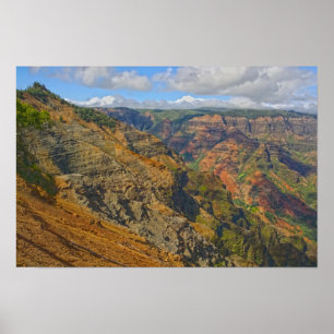 Poster Waimea Canyon, Kauai, Hawaï