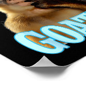 Poster Wait I'm Goated Funny Thinking Monkey Meme Brainro (Coin)