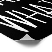 Poster Wait, What_ - Citation Populaire Slang Conception  (Coin)