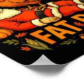 Poster Wait Your Turn Fat Boy Funny Thanksgiving Santa An (Coin)